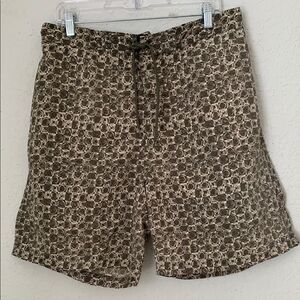 Trader Bay Men's Swim Trunk Shorts Elastic Drawstring Size L